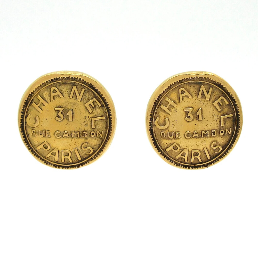 Chanel Gold Hardware Clip On Earrings #370755C81B